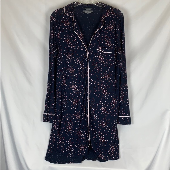 Victoria's Secret Other - Victoria’s Secret navy soft pajama long shirt gown Victoria's Secret Other - Victoria’s Secret navy soft pajama long shirt gown